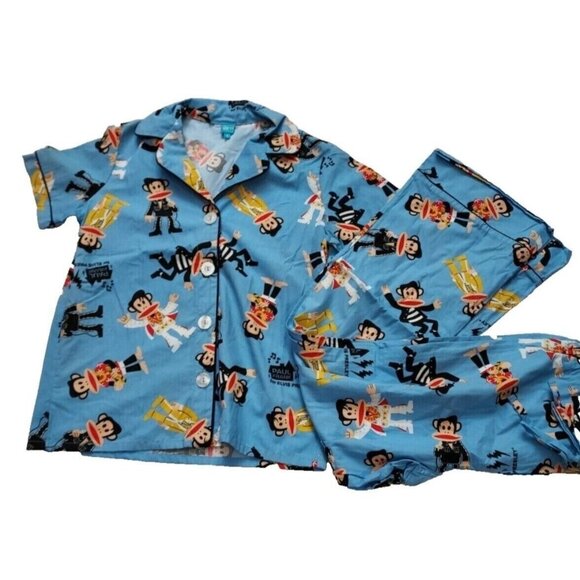 Vintage Paul Frank Limited Edition Elvis Julius Pajama Set, Size Medium - Picture 1 of 9
